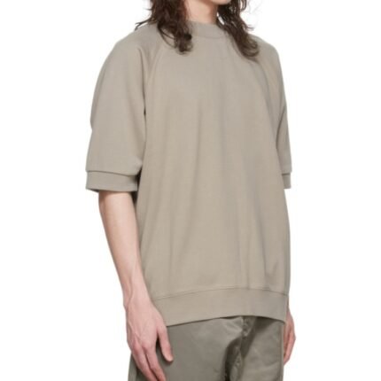 Essentials Taupe Cotton Sweatshirt